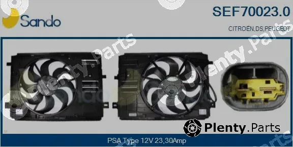 Sando SEF70023.0 — Electric Motor, radiator fan