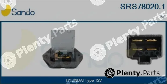 Sando SRS78020.1 — Resistor, interior blower