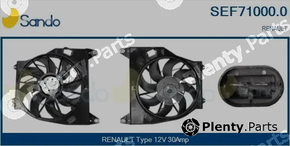 Sando SEF71000.0 — Electric Motor, radiator fan