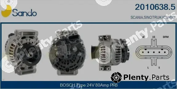 Sando 2010638.5 — Alternator