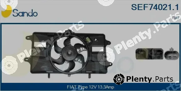 Sando SEF74021.1 — Electric Motor, radiator fan