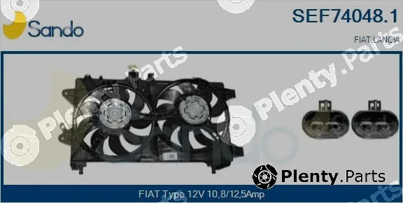 Sando SEF74048.1 — Electric Motor, radiator fan
