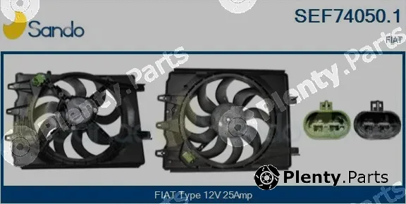 Sando SEF74050.1 — Electric Motor, radiator fan