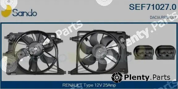 Sando SEF71027.0 — Electric Motor, radiator fan