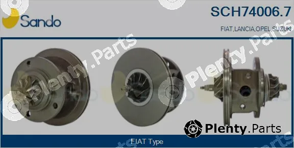 Sando SCH74006.7 — Core assembly, turbocharger