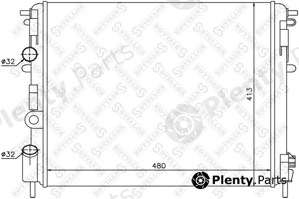 Stellox 10-25192-SX — Radiator, engine cooling