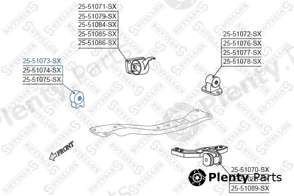 Stellox 25-51073-SX — Mounting, engine