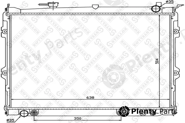 Stellox 10-25842-SX — Radiator, engine cooling