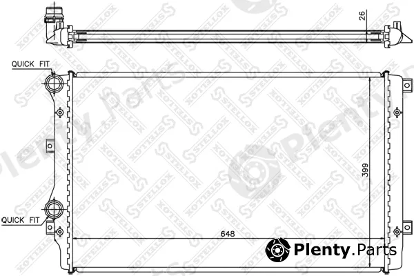 Stellox 10-25205-SX — Radiator, engine cooling