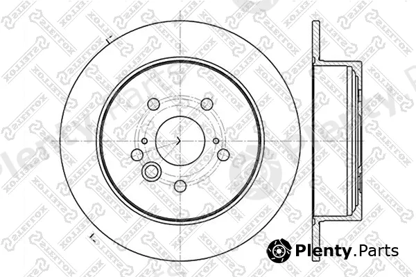 Stellox 6020-4574-SX — Brake Disc
