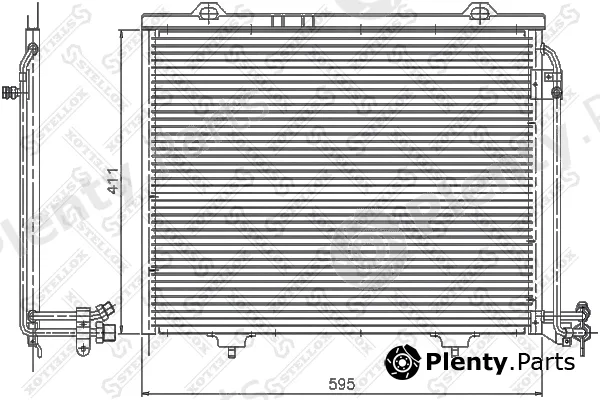 Stellox 10-45127-SX — Condenser, air conditioning