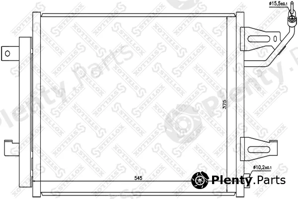 Stellox 10-45223-SX — Condenser, air conditioning