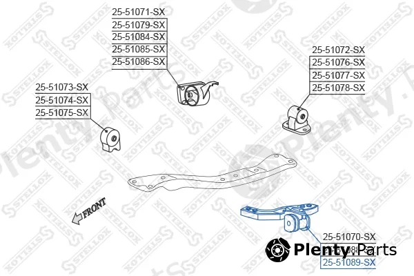 Stellox 25-51089-SX — Mounting, engine