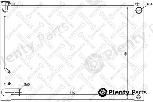 Stellox 10-25363-SX — Radiator, engine cooling