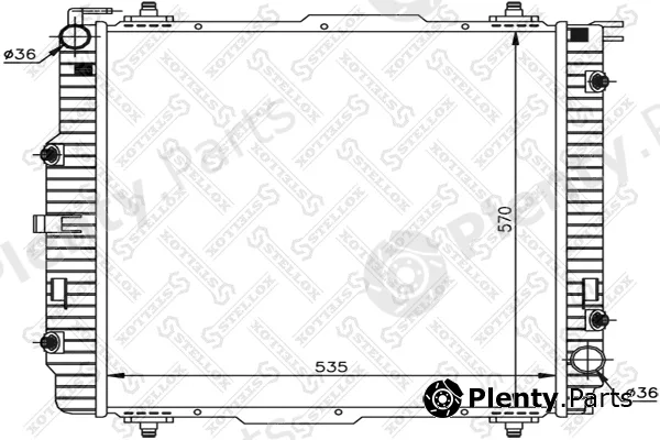 Stellox 10-25881-SX — Radiator, engine cooling