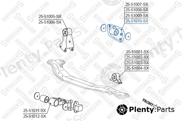 Stellox 25-51010-SX — Mounting, engine