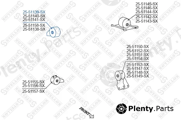 Stellox 25-51139-SX — Mounting, engine