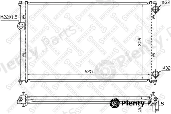 Stellox 10-26423-SX — Radiator, engine cooling