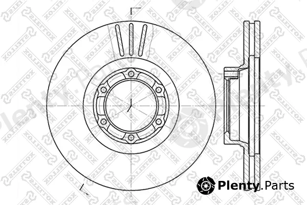 Stellox 6020-3905V-SX — Brake Disc