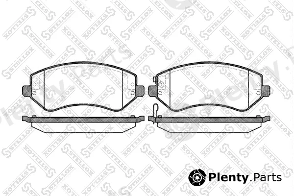 Stellox 818002B-SX — Brake Pad Set, disc brake