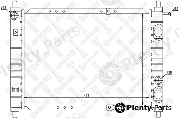 Stellox 10-25329-SX — Radiator, engine cooling