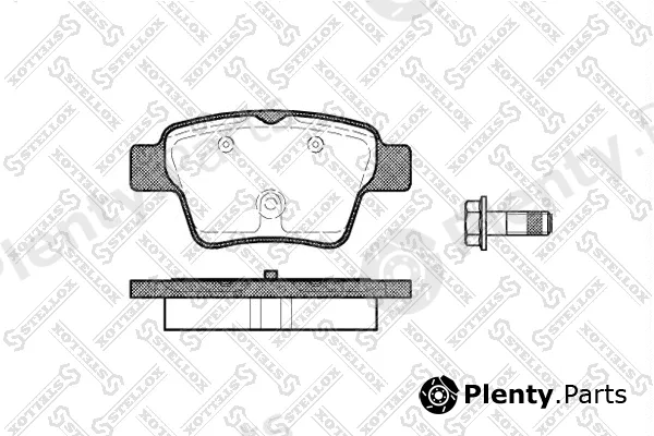 Stellox 1149000L-SX — Brake Pad Set, disc brake