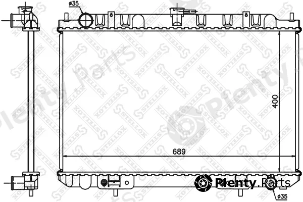 Stellox 10-25397-SX — Radiator, engine cooling