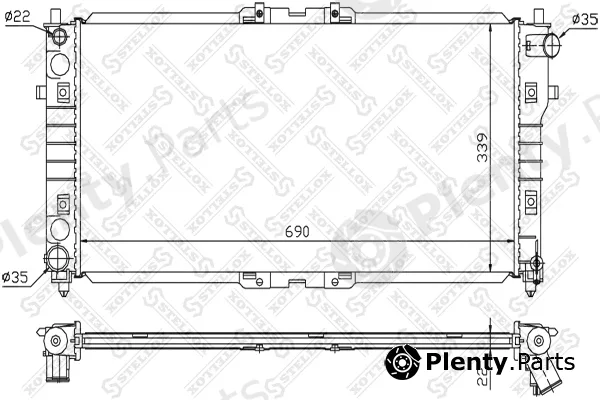 Stellox 10-25859-SX — Radiator, engine cooling
