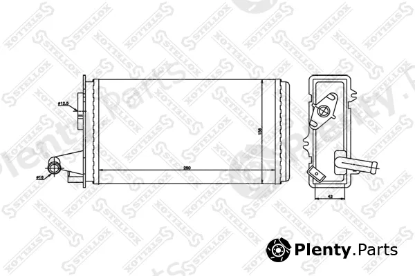 Stellox 10-35006-SX — Heat Exchanger, interior heating