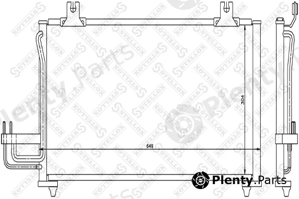 Stellox 10-45626-SX — Condenser, air conditioning