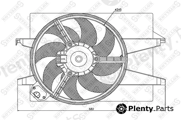 Stellox 29-99324-SX — Fan, engine cooling