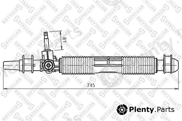 Stellox 00-35020-SX — Steering Gear
