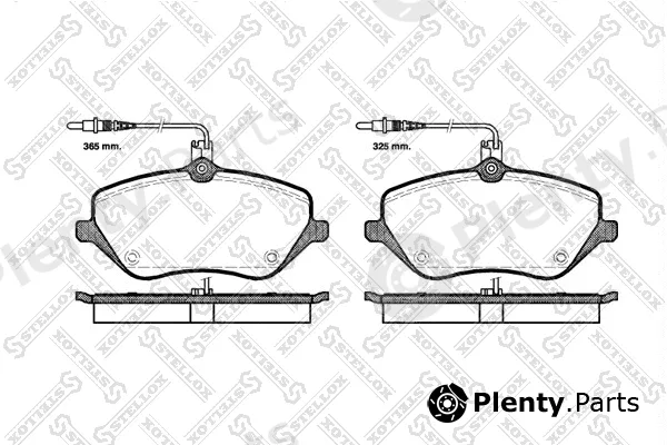 Stellox 1112004L-SX — Brake Pad Set, disc brake