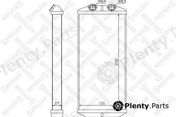 Stellox 10-35140-SX — Heat Exchanger, interior heating