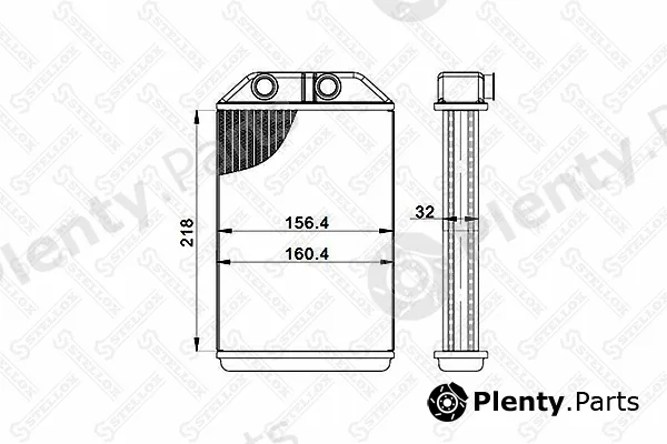 Stellox 10-35267-SX — Heat Exchanger, interior heating