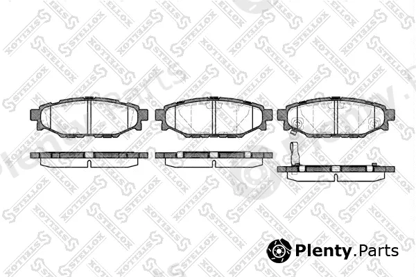 Stellox 1147001-SX — Brake Pad Set, disc brake