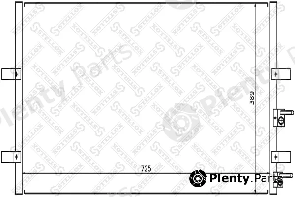 Stellox 10-45563-SX — Condenser, air conditioning