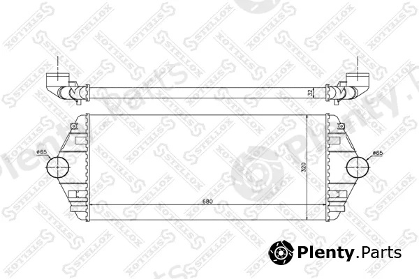 Stellox 10-40082-SX — Charge Air Cooler