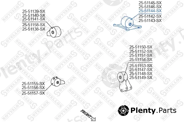 Stellox 25-51144-SX — Mounting, engine