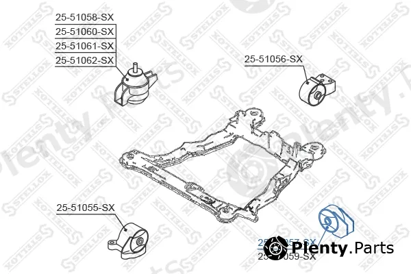 Stellox 25-51057-SX — Mounting, engine