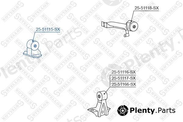 Stellox 25-51115-SX — Mounting, engine