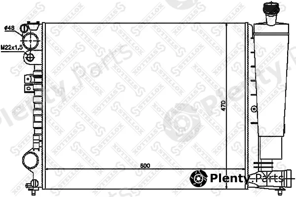 Stellox 10-25209-SX — Radiator, engine cooling