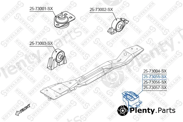 Stellox 25-73055-SX — Mounting, engine