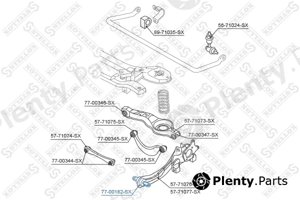 Stellox 77-00182-SX — Mounting, control/trailing arm