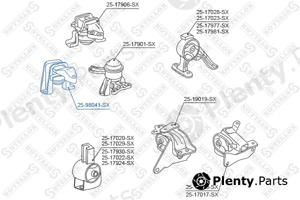 Stellox 25-98041-SX — Mounting, engine