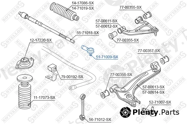 Stellox 51-71009-SX — Tie Rod End