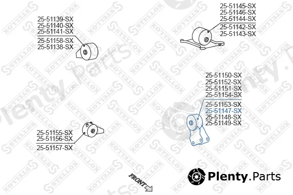 Stellox 25-51147-SX — Mounting, engine