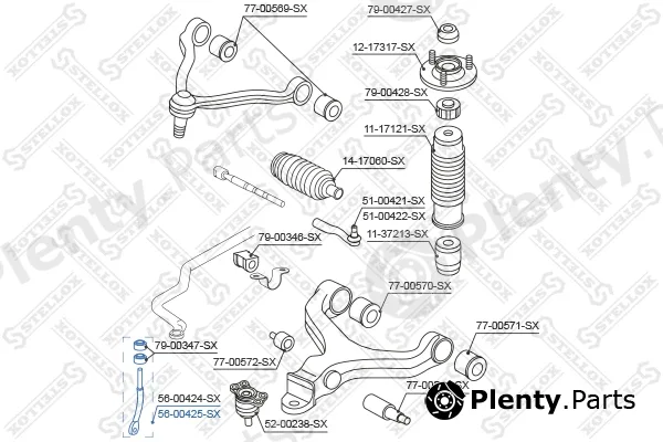 Stellox 56-00425-SX — Link/Coupling Rod, stabiliser bar