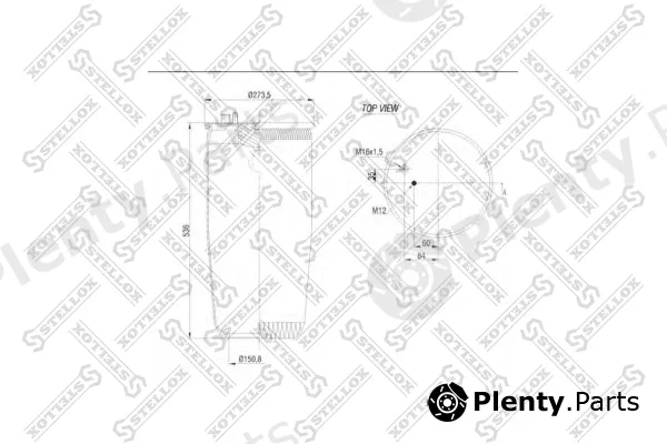 Stellox 84-00144-SX — Bellow, air suspension