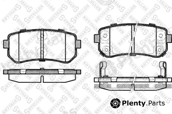 Stellox 001087L-SX — Brake Pad Set, disc brake